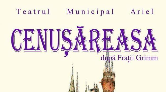 Mâine, spectacolul „Cenușăreasa”, la Teatrul „Elvira Godeanu”