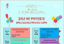 „Zile de poveste” pentru cei mici, la Teatrul „Elvira Godeanu”! Vezi programul complet al pieselor!