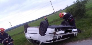 Accident spectaculos la Cojani