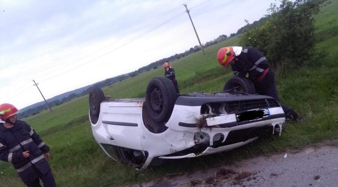 Accident spectaculos la Cojani