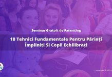 Astăzi, seminar gratuit de parenting, la Târgu-Jiu