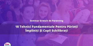 Astăzi, seminar gratuit de parenting, la Târgu-Jiu