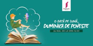 Teatru de păpuși, la mall-ul din Târgu-Jiu