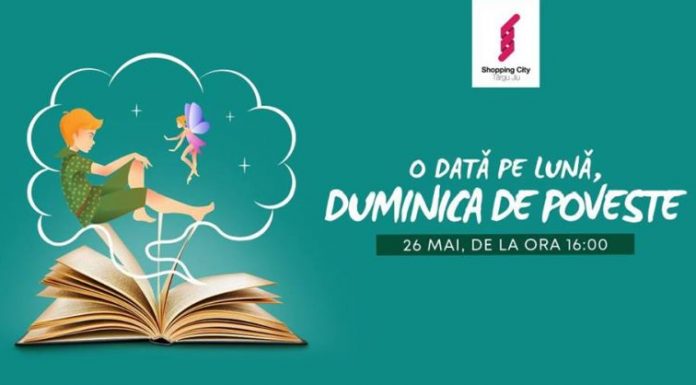 Teatru de păpuși, la mall-ul din Târgu-Jiu