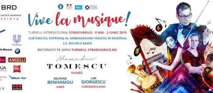 Alexandru Tomescu și vioara Stradivarius revin la Târgu-Jiu