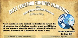 Au debutat Comunicările Științifice Studențești, la UCB Târgu-Jiu!