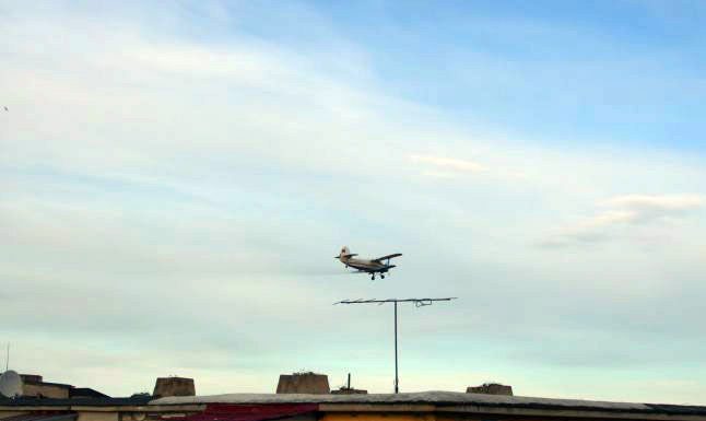 O nouă dezinsecție aeriană la Târgu Jiu