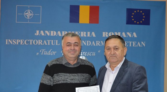 Şef din Jandarmeria Gorj, la pensie