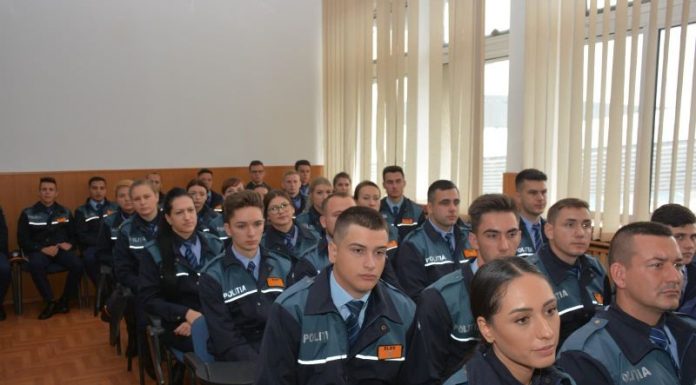 Elevi ai școlilor de Poliție, în practică la IPJ Gorj