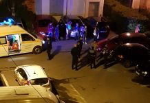 FOTO: Bătaie la Târgu-Jiu, pentru un loc de parcare