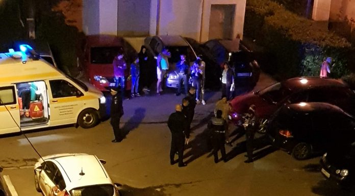 FOTO: Bătaie la Târgu-Jiu, pentru un loc de parcare