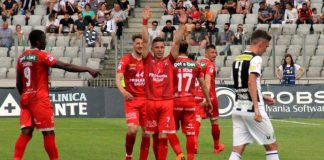 Pandurii, amical cu Hermanstadt