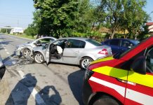 FOTO: Accident la Târgu-Jiu