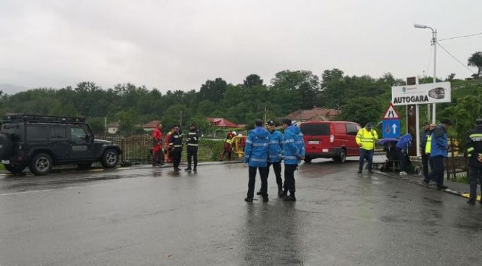 Simulare de inundații la Novaci! Gilortul, tot neamenajat!