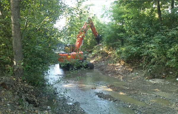 SGA Gorj a intervenit pe cursurile de apă din județ