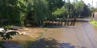 Târgu-Jiu: Cartiere inundate după furtună