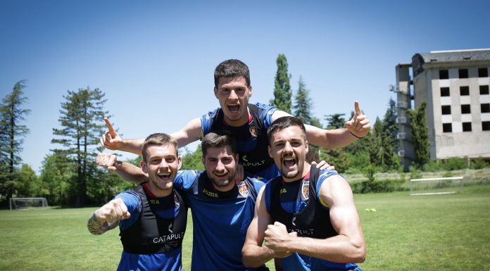 Exerciții inedite la antrenamentul U21 din cantonamentul din Italia