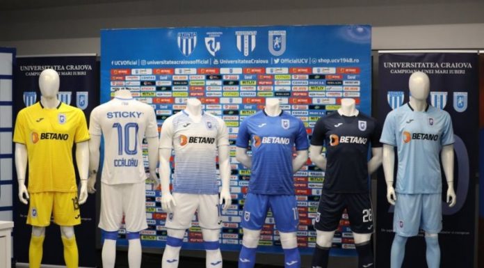 Craiova şi-a prezentat noile tricouri
