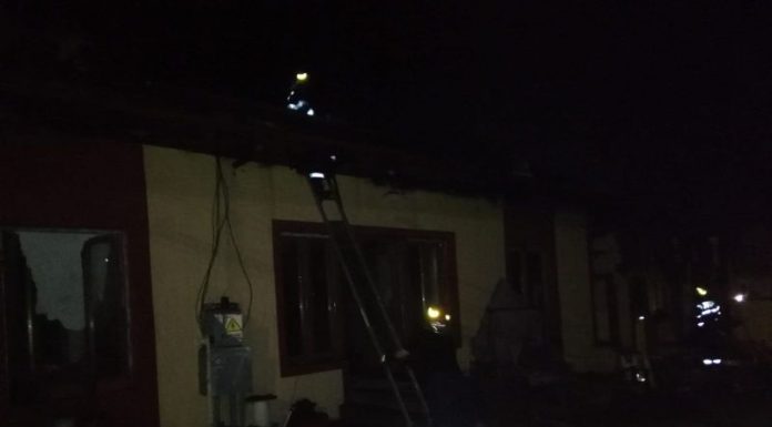Incendiu la o casă din Bălănești
