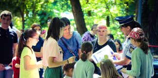 Acțiune a Poliției, în Parcul Central