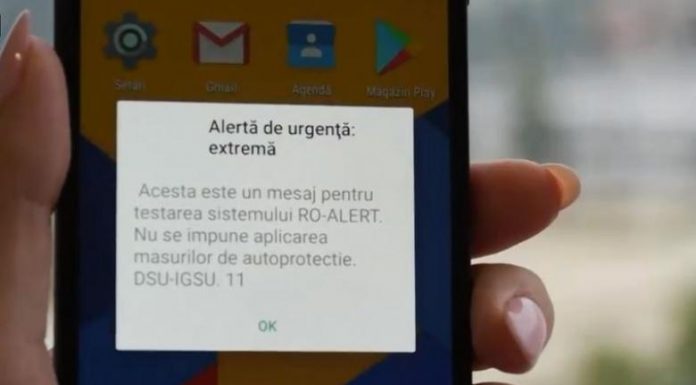 ISU Gorj a început testarea sistemului ,,RO ALERT”! Motivul pentru care primarul din Tismana nu a primit mesajul