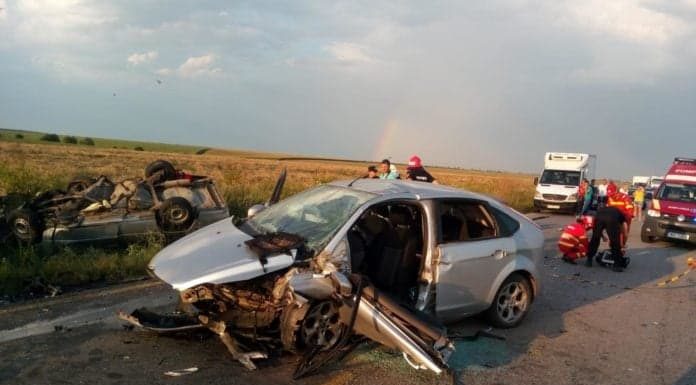 Șofer din Gorj, mort într-un accident teribil în Olt