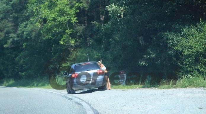 Amenzi de peste 50.000 de lei pentru prostituție, în județul Gorj! Tinere îmbrăcate sumar, unele aproape goale, caută clienți pe marginea drumului, la Drăgoieni