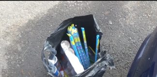 Artificii confiscate de polițiști, în târgul de la Arcani