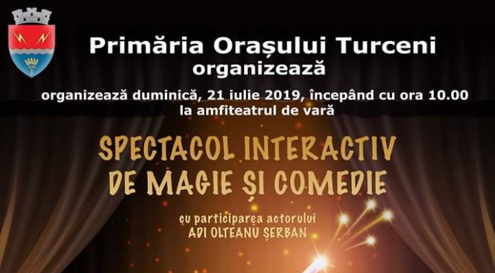 Spectacol de magie, la Turceni