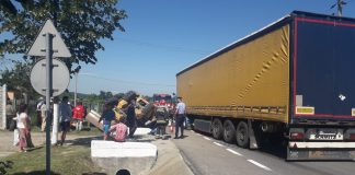 Gorjean beat la volan, anchetat pentru un accident în Mehedinți