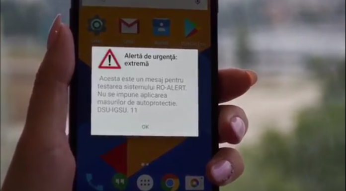 O nouă rundă de testări ale Sistemului RO-ALERT, în județul Gorj