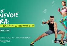 Invitație la un stil de viață sănătos, la mall-ul din Târgu-Jiu