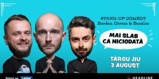 Trei actori celebri de stand-up vin la Târgu-Jiu!