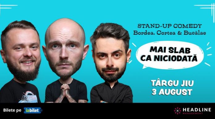Trei actori celebri de stand-up vin la Târgu-Jiu!