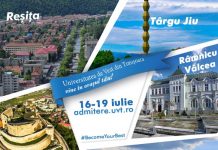 Start înscrieri la CNET Târgu-Jiu pentru viitorii studenți ai UVT