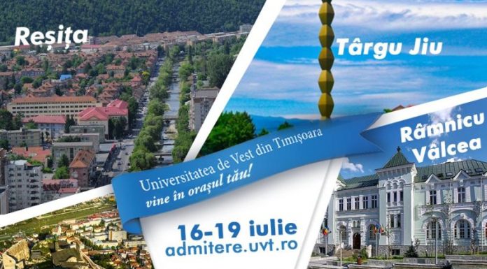 Start înscrieri la CNET Târgu-Jiu pentru viitorii studenți ai UVT