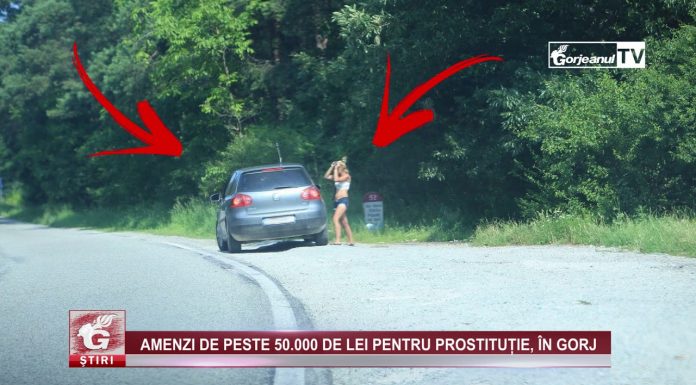 AMENZI DE PESTE 50.000 DE LEI PENTRU PROSTITUȚIE, ÎN GORJ