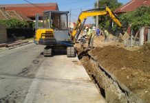 Canalizare reabilitată în Târgu-Jiu