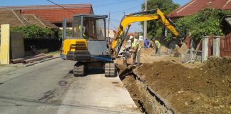 Canalizare reabilitată în Târgu-Jiu