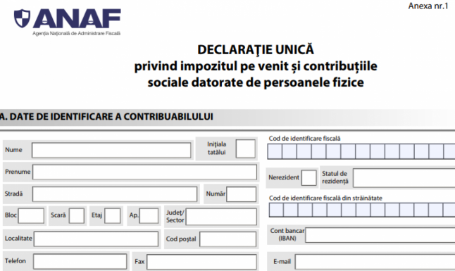 Ultimele zile pentru depunerea Declarației unice!