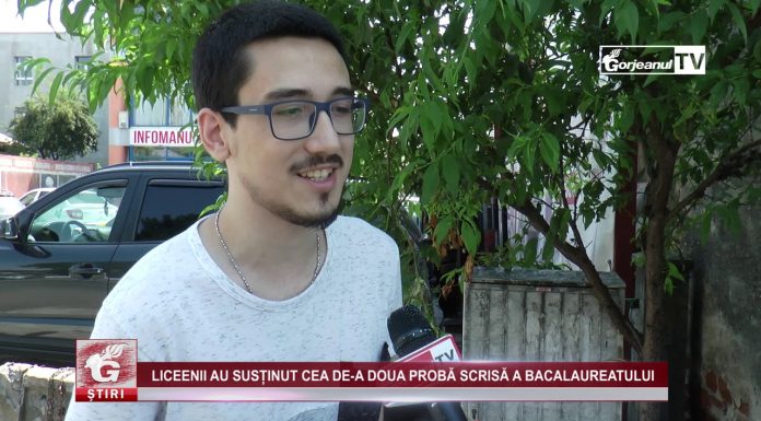 LICEENII AU SUSȚINUT CEA DE-A DOUA PROBĂ SCRISĂ A BACALAUREATULUI