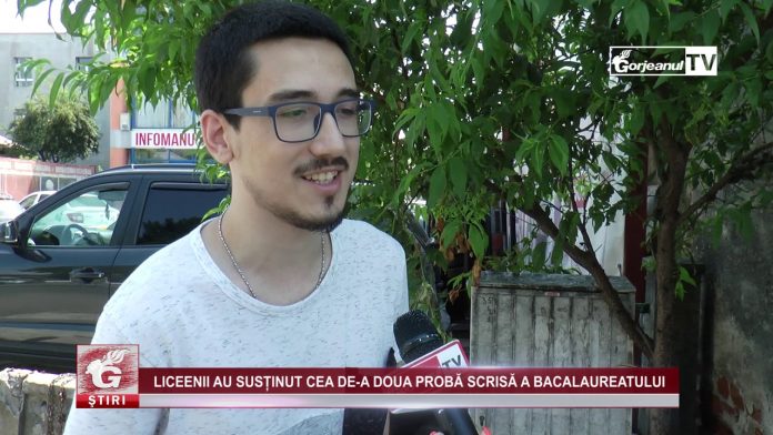 LICEENII AU SUSȚINUT CEA DE-A DOUA PROBĂ SCRISĂ A BACALAUREATULUI