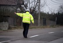 Șofer din Logrești, imobilizat de polițiști în trafic