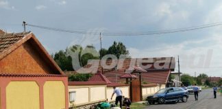 Accident între o motocicletă și un autoturism, la Lelești