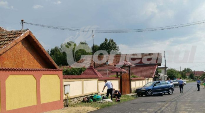 Accident între o motocicletă și un autoturism, la Lelești