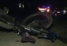 Biciclist beat criță, accidentat