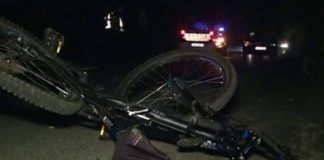 Biciclist beat criță, accidentat