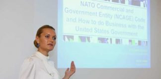 Interviu Victor Aileni și Mădălina Neacșu: ,,a fost lansată prima licitaţie pentru Comandamentul NATO de la Sibiu. Mediul de afaceri din România poate participa la licitaţiile publice organizate de MApN în baza certificatului NCAGE NATO.”