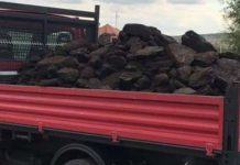 Cărbune fără acte, confiscat de oamenii legii
