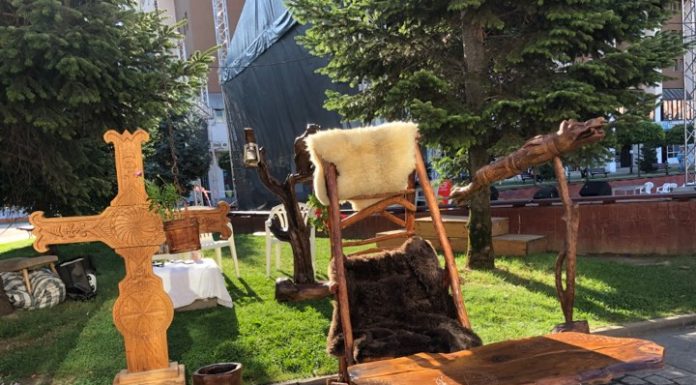 Dă viață lemnului de aproape 15 ani. Opere de artă cioplite cu securea